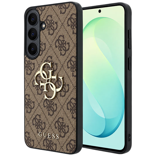 Maska za Samsung Galaxy S26 FE S741, Guess, 4G Metal Logo, Smeđa