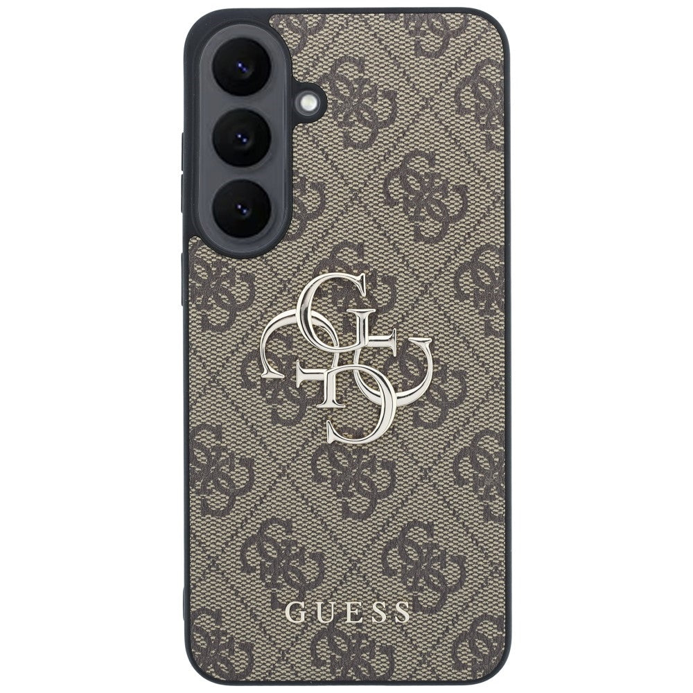 Maska za Samsung Galaxy S26 FE S741, Guess, 4G Metal Logo, Smeđa
