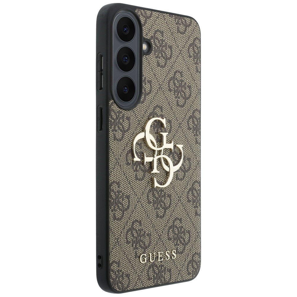 Maska za Samsung Galaxy S26 FE S741, Guess, 4G Metal Logo, Smeđa
