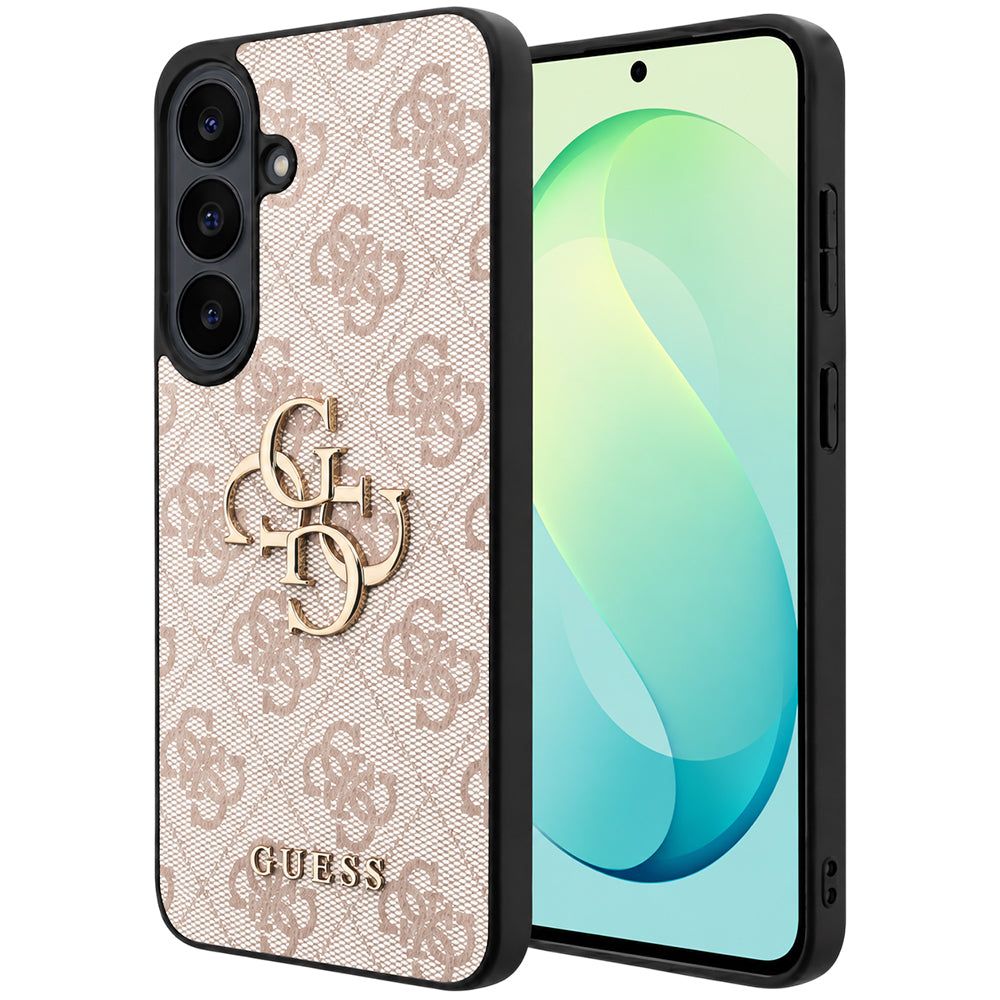 Maska za Samsung Galaxy S26 FE S741, Guess, 4G Metal Logo, Roza
