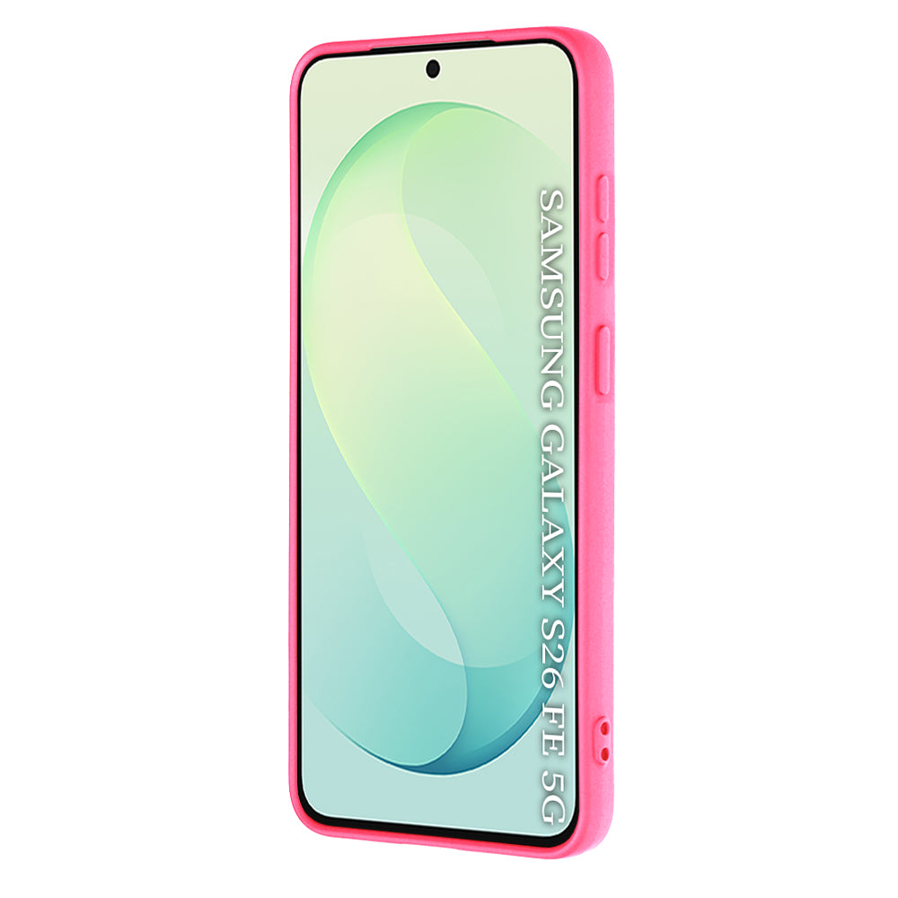 Maska za Samsung Galaxy S26 FE S741 / S25 FE, Techsuit, SoftFlex, tamnoružičasta