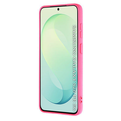 Maska za Samsung Galaxy S26 FE S741 / S25 FE, Techsuit, SoftFlex, tamnoružičasta
