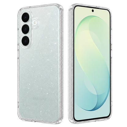 Maska za Samsung Galaxy S26 FE S741 / S25 FE, Techsuit, SparkleSkin, prozirna