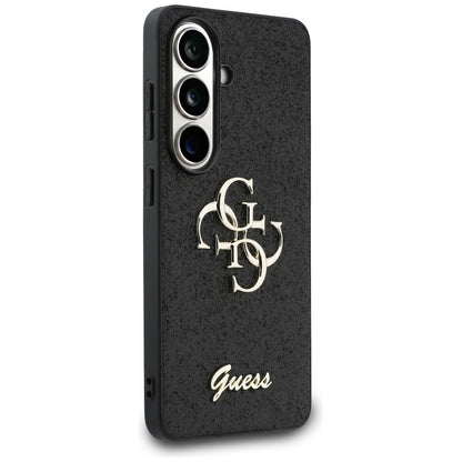 Futrola za Samsung Galaxy S26 S942, Guess, Fixed Glitter Big 4G Metal Frame, Crna