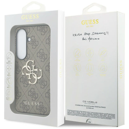 Futrola za Samsung Galaxy S26 Plus S947, Guess, 4G Big Logo, Smeđa