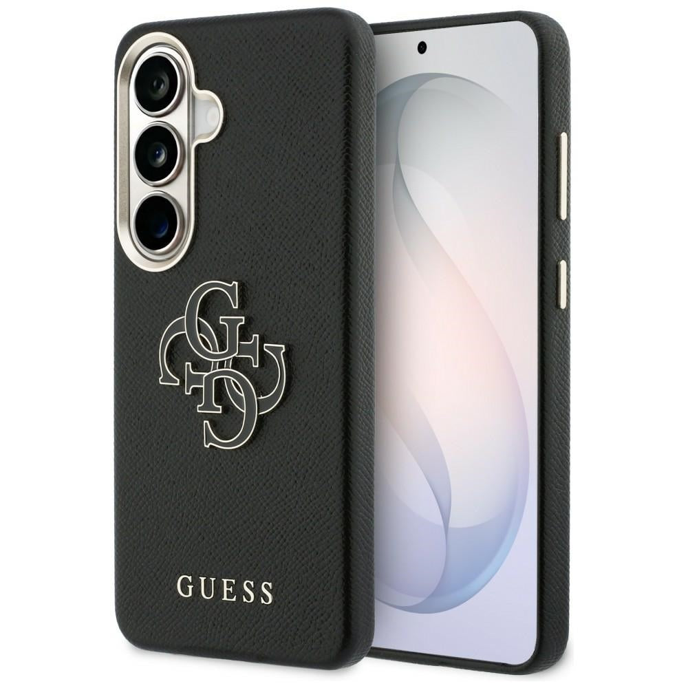 Maska za Samsung Galaxy S26 Plus S947, Guess, 4G Grained Big and Classic Logo, Crna