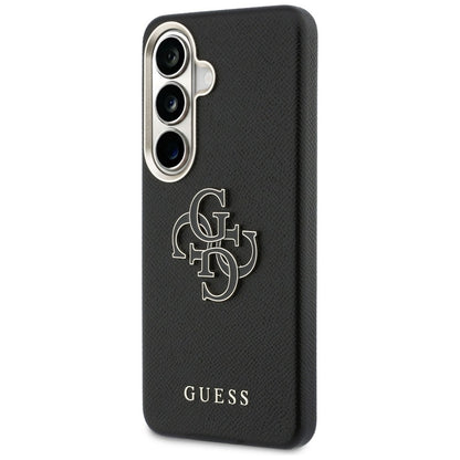 Maska za Samsung Galaxy S26 Plus S947, Guess, 4G Grained Big and Classic Logo, Crna