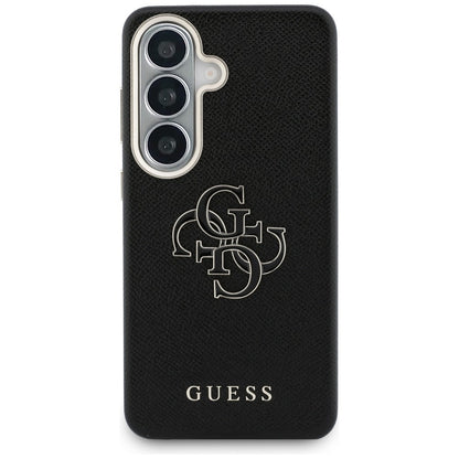 Maska za Samsung Galaxy S26 Plus S947, Guess, 4G Grained Big and Classic Logo, Crna