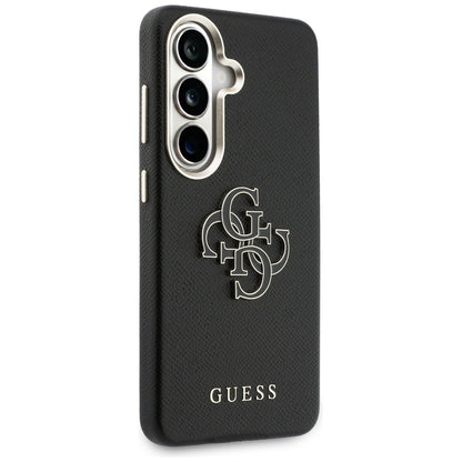 Maska za Samsung Galaxy S26 Plus S947, Guess, 4G Grained Big and Classic Logo, Crna