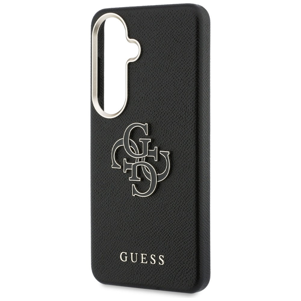 Maska za Samsung Galaxy S26 Plus S947, Guess, 4G Grained Big and Classic Logo, Crna