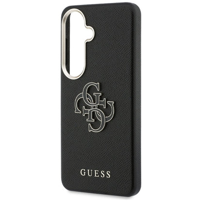 Maska za Samsung Galaxy S26 Plus S947, Guess, 4G Grained Big and Classic Logo, Crna