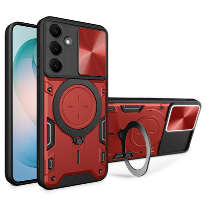 Maska za Samsung Galaxy S26 Plus S947, Techsuit, CamGuard Pro, Crvena