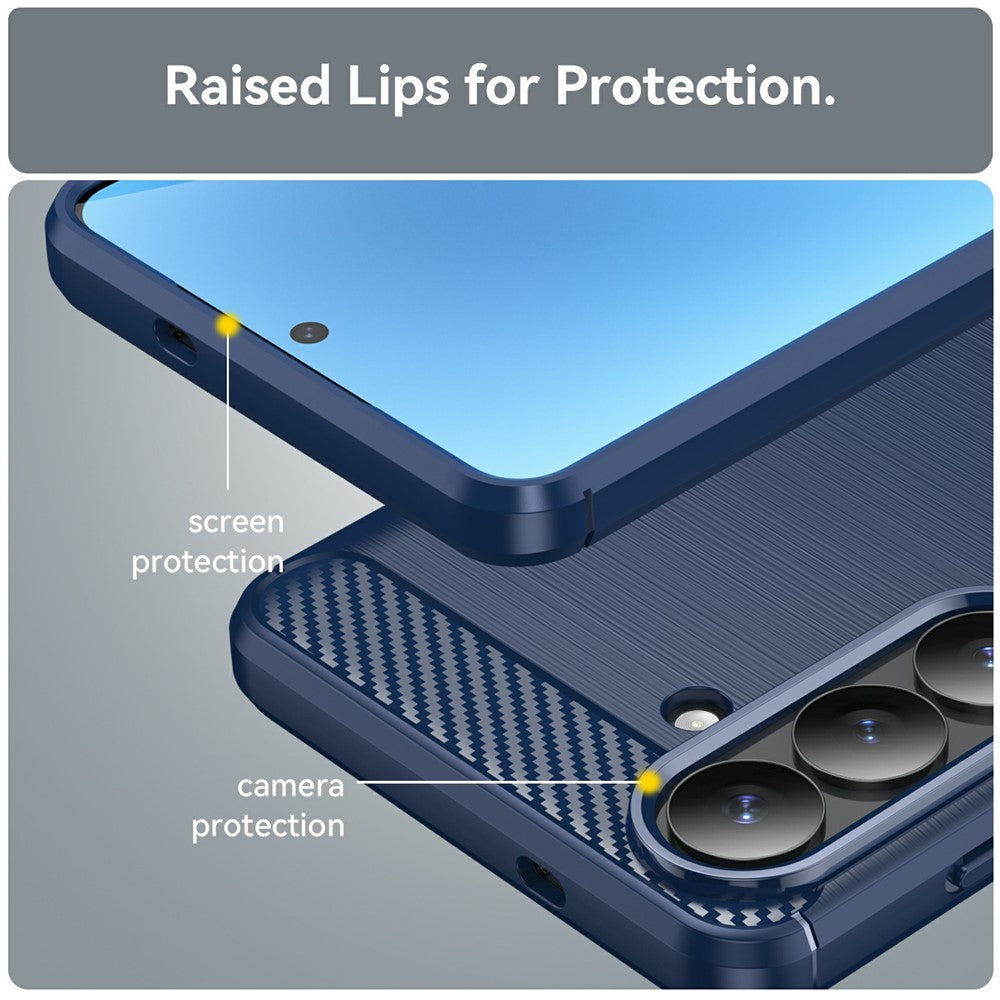 Futrola za Samsung Galaxy S26 Plus, Techsuit, Karbon, Plava