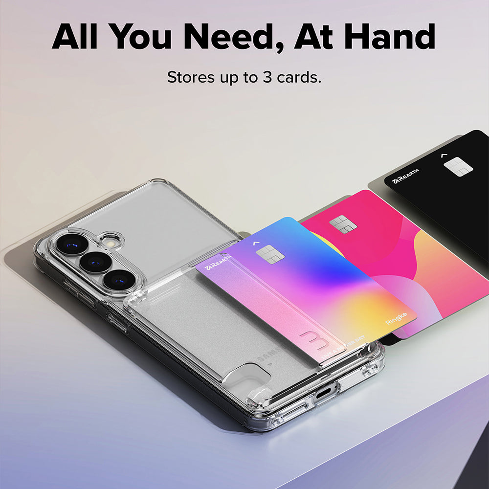 Futrola za Samsung Galaxy S26 S942, Ringke, Fusion Card, Prozirna