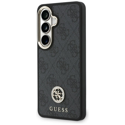 Futrola za Samsung Galaxy S26 S942, GUESS, 4G Big Rhinestone Triangle Strap, Crna