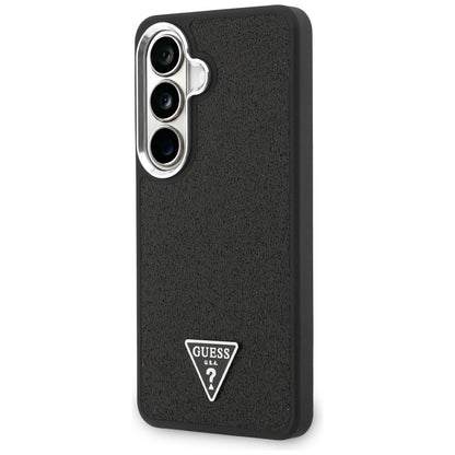 Futrola za Samsung Galaxy S26 S942, Guess, Fixed Glitter Triangle Logo, Crna