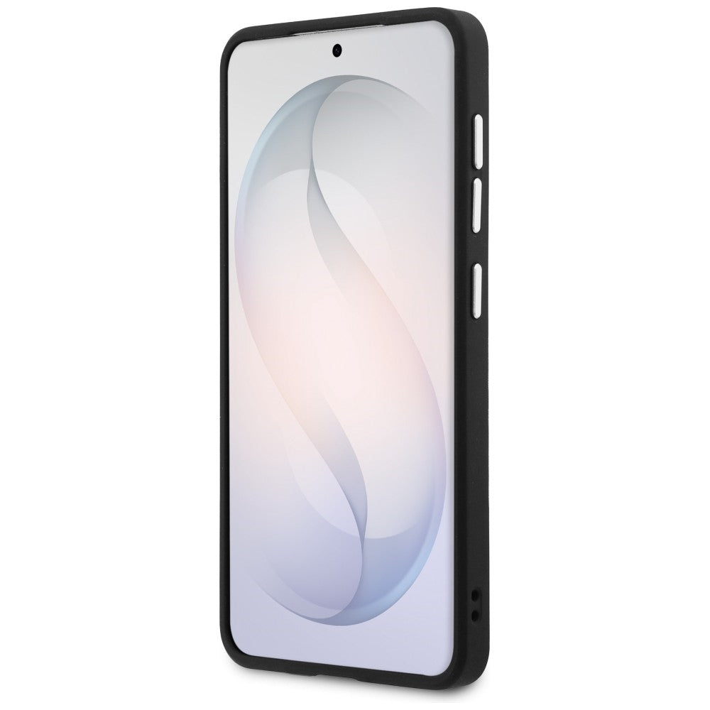 Futrola za Samsung Galaxy S26 S942, Guess, Fixed Glitter Triangle Logo, Crna