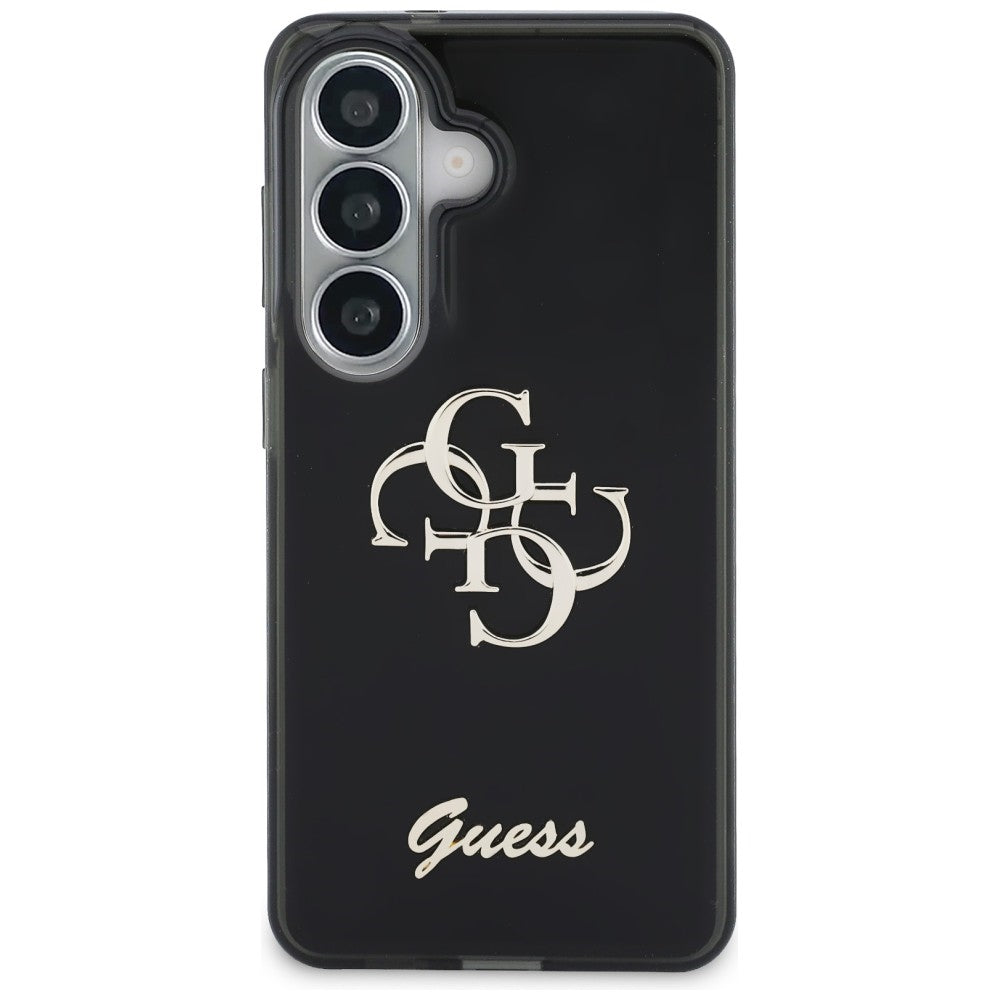 Futrola za Samsung Galaxy S26 S942, Guess, IML Big Metal 4G Script, Crna