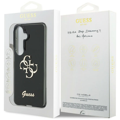 Futrola za Samsung Galaxy S26 S942, Guess, IML Big Metal 4G Script, Crna