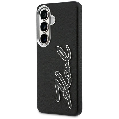 Futrola za Samsung Galaxy S26 S942, Karl Lagerfeld, Signature Resin Logo, Crna