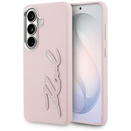 Futrola za Samsung Galaxy S26 S942, Karl Lagerfeld, Signature Resin Logo, Roza