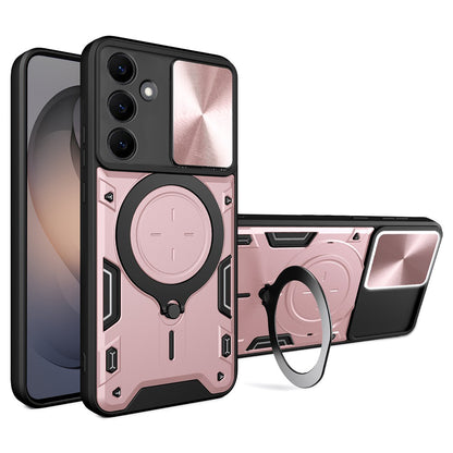 Maska za Samsung Galaxy S26 S942, Techsuit, CamGuard Pro, Ružičasto Zlatna