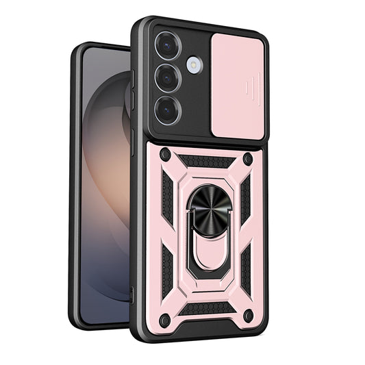 Futrola za Samsung Galaxy S26, Techsuit, CamShield, Ružičasto Zlato