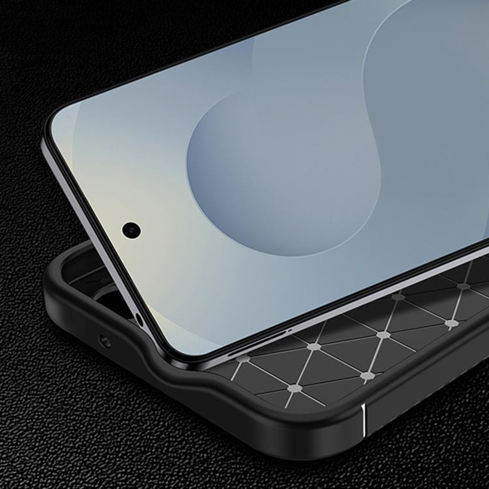 Futrola za Samsung Galaxy S26 S942, Techsuit, CarbonFiber, Crna