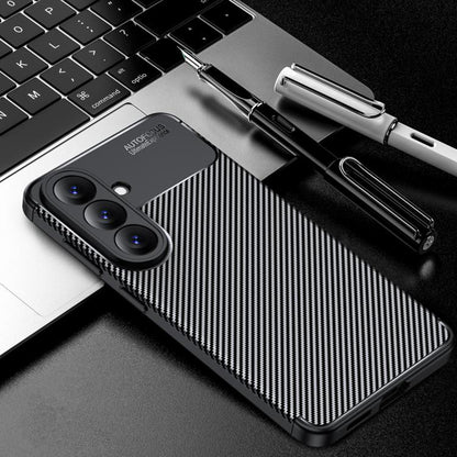 Futrola za Samsung Galaxy S26 S942, Techsuit, CarbonFiber, Crna