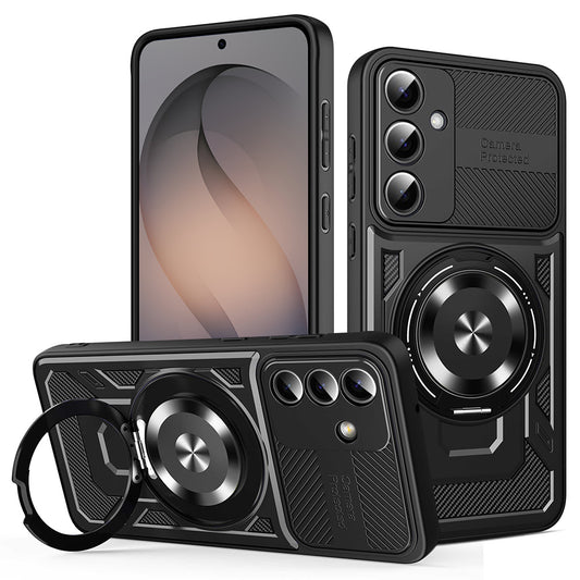 Maska za Samsung Galaxy S26 S942, Techsuit, RuggedCam, Crna
