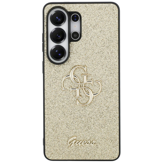 Futrola za Samsung Galaxy S26 Ultra S948, Guess, Fixed Glitter Big 4G Metal Frame, Zlatna