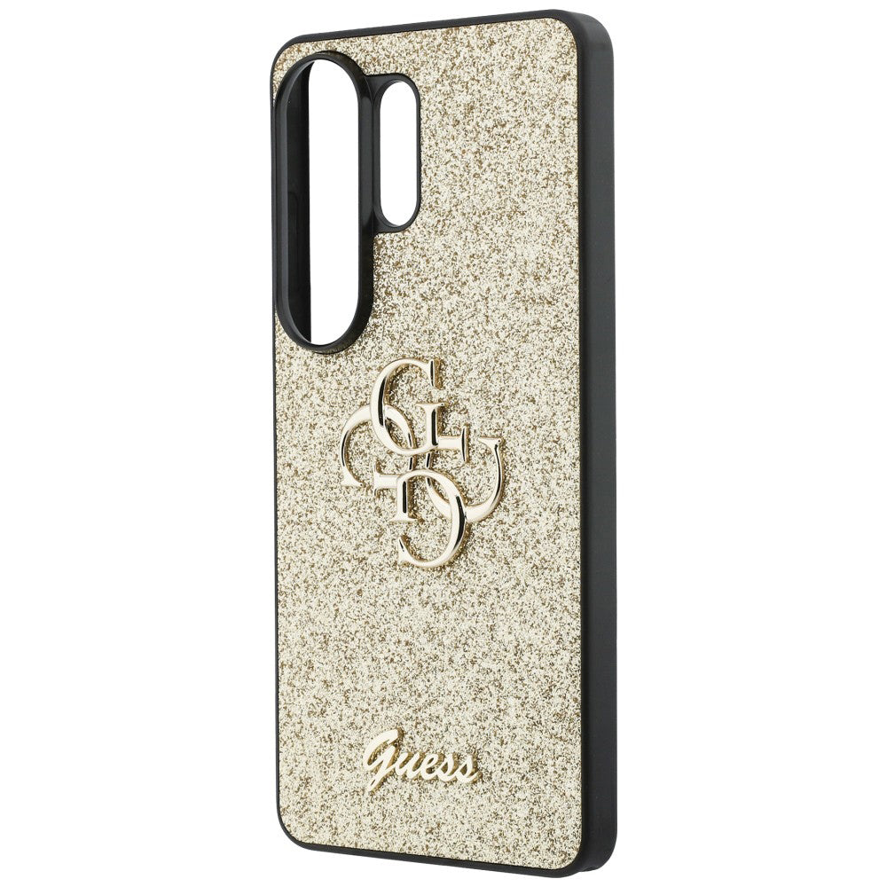 Futrola za Samsung Galaxy S26 Ultra S948, Guess, Fixed Glitter Big 4G Metal Frame, Zlatna