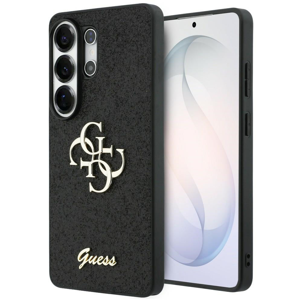 Futrola za Samsung Galaxy S26 Ultra S948, Guess, Fixed Glitter Big 4G Metal Frame, Crna