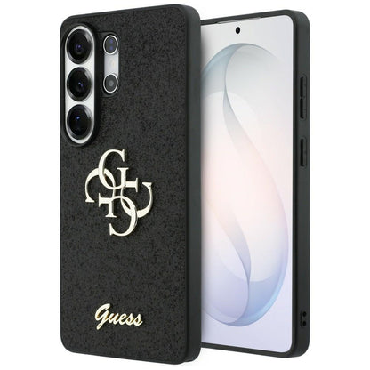 Futrola za Samsung Galaxy S26 Ultra S948, Guess, Fixed Glitter Big 4G Metal Frame, Crna