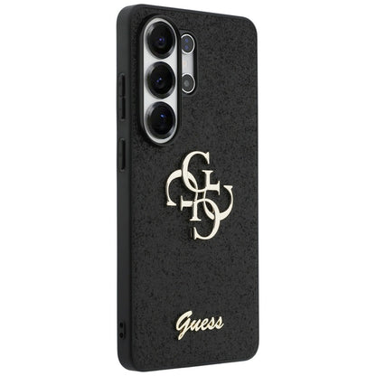 Futrola za Samsung Galaxy S26 Ultra S948, Guess, Fixed Glitter Big 4G Metal Frame, Crna