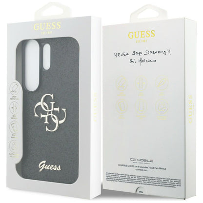 Futrola za Samsung Galaxy S26 Ultra S948, Guess, Fixed Glitter Big 4G Metal Frame, Crna