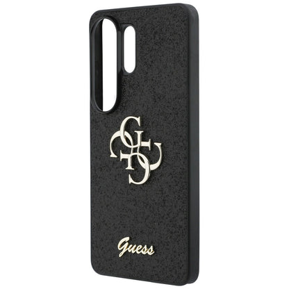 Futrola za Samsung Galaxy S26 Ultra S948, Guess, Fixed Glitter Big 4G Metal Frame, Crna