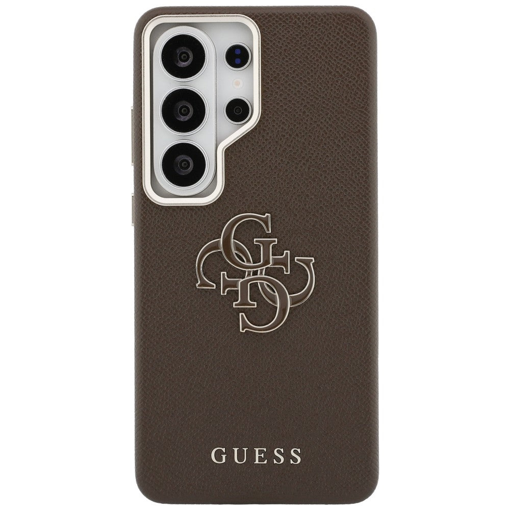 Futrola za Samsung Galaxy S26 Ultra S948, Guess, 4G Grained Big and Classic Logo, smeđa
