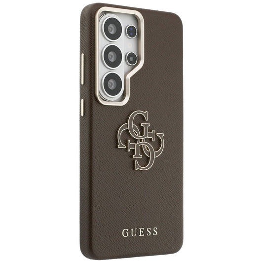 Futrola za Samsung Galaxy S26 Ultra S948, Guess, 4G Grained Big and Classic Logo, smeđa