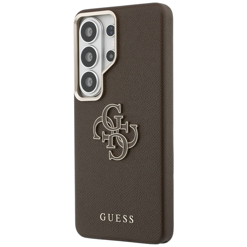 Futrola za Samsung Galaxy S26 Ultra S948, Guess, 4G Grained Big and Classic Logo, smeđa