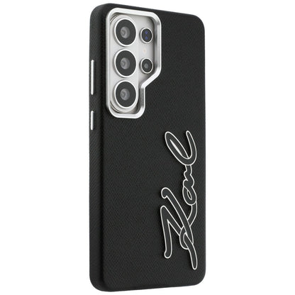 Futrola za Samsung Galaxy S26 Ultra S948, Karl Lagerfeld, Signature Resin Logo, Crna