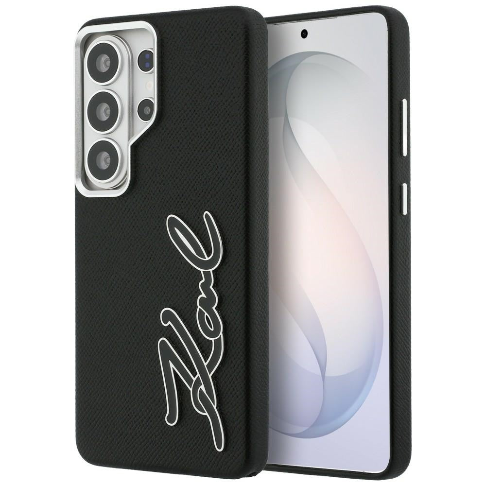 Futrola za Samsung Galaxy S26 Ultra S948, Karl Lagerfeld, Signature Resin Logo, Crna