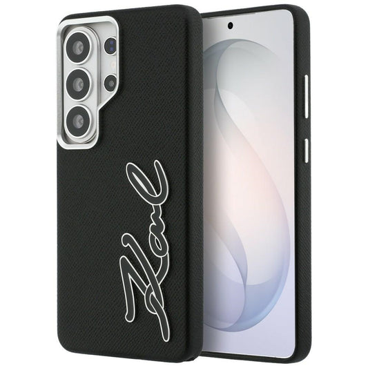 Futrola za Samsung Galaxy S26 Ultra S948, Karl Lagerfeld, Signature Resin Logo, Crna