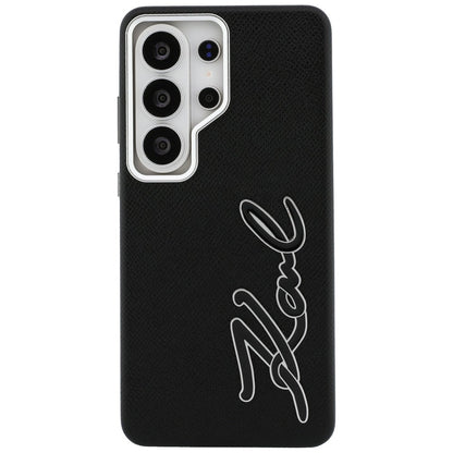 Futrola za Samsung Galaxy S26 Ultra S948, Karl Lagerfeld, Signature Resin Logo, Crna