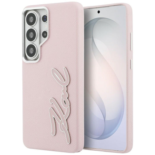 Futrola za Samsung Galaxy S26 Ultra S948, Karl Lagerfeld, Signature Resin Logo, Roza