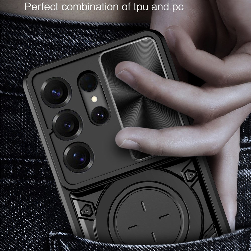 Maska za Samsung Galaxy S26 Ultra S948, Techsuit, CamGuard Pro, Crna