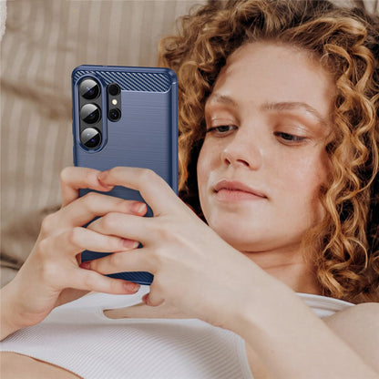 Futrola za Samsung Galaxy S26 Ultra, Techsuit, Karbon, Plava