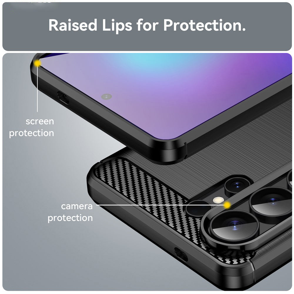 Futrola za Samsung Galaxy S26 Ultra, Techsuit, Karbon, Crna