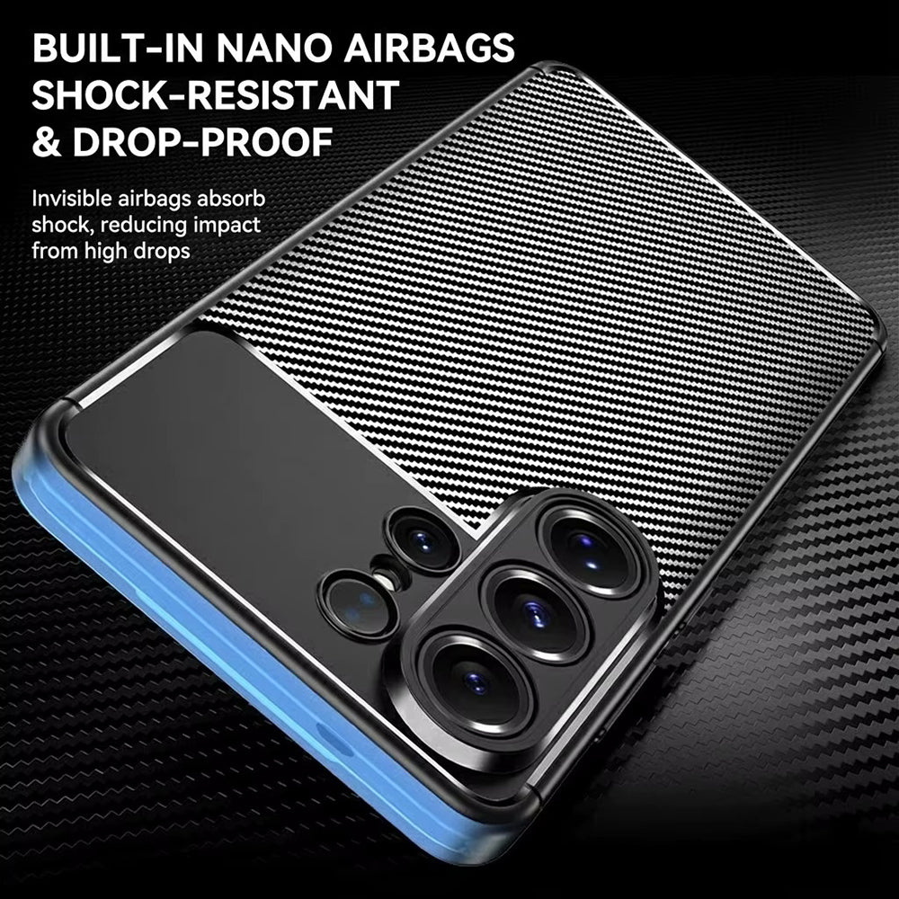 Futrola za Samsung Galaxy S26 Ultra S948, Techsuit, CarbonFiber, Crna