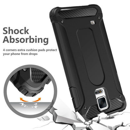 Maska za Samsung Galaxy S5 G900, Techsuit, Hybrid Armor, Crna